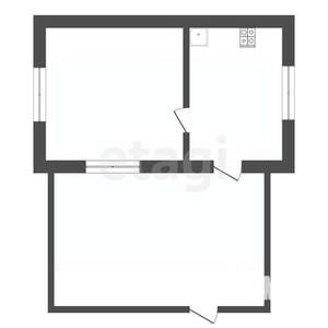 Дом 30м², 1-этажный, участок 9 сот.  