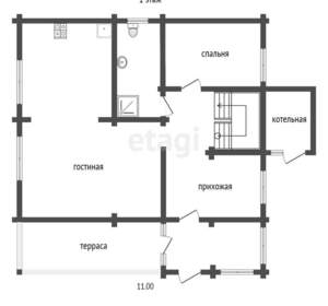 Дом 150м², 2-этажный, участок 6 сот.  