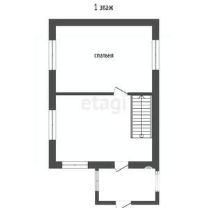 Дача 53м², 2-этажный, участок 6 сот.  