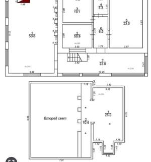 Дом 352м&sup2;, 3-этажный, участок 12 сот.  