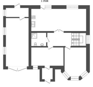 Дом 240м², 2-этажный, участок 8 сот.  