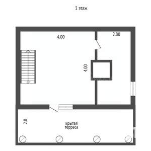 Дом 70м&sup2;, 2-этажный, участок 8 сот.  