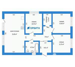 Дача 90м², 2-этажный, участок 5 сот.  