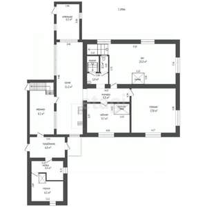 Дом 174м², 2-этажный, участок 17 сот.  