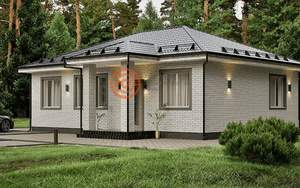 Дом 71м², 1-этажный, участок 1 сот.  