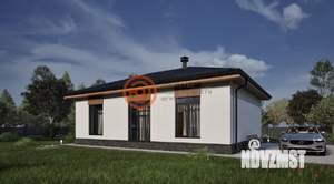 Дом 79м&sup2;, 1-этажный, участок 1 сот.  