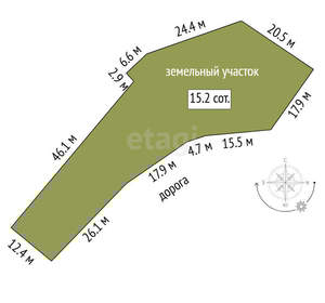 Дом 150м², 2-этажный, участок 15 сот.  