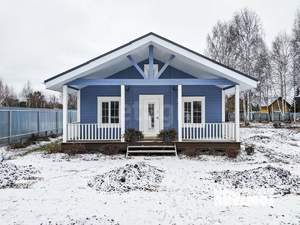 Дом 60м&sup2;, 1-этажный, участок 8 сот.  