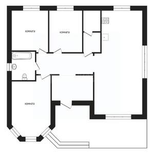 Коттедж 130м², 1-этажный, участок 8 сот.  