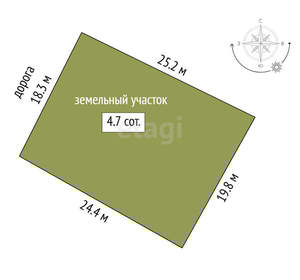 Дом 12м², 2-этажный, участок 5 сот.  