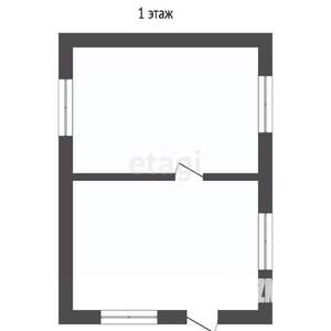 Дом 40м², 1-этажный, участок 6 сот.  