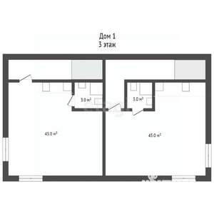 Дом 264м&sup2;, 3-этажный, участок 2 сот.  