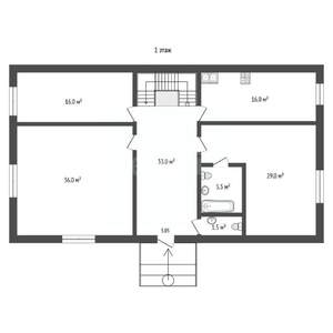 Дом 420м², 3-этажный, участок 15 сот.  