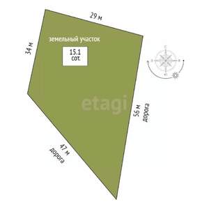 Дом 200м², 2-этажный, участок 15 сот.  