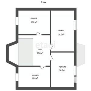 Дом 160м², 2-этажный, участок 8 сот.  