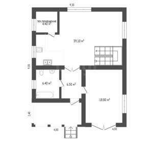 Дом 145м², 2-этажный, участок 8 сот.  