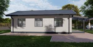 Дом 60м&sup2;, 1-этажный, участок 6 сот.  