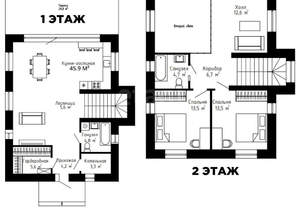 Дом 150м², 2-этажный, участок 6 сот.  