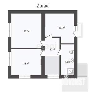 Дом 133м&sup2;, 2-этажный, участок 14 сот.  