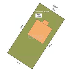 Дача 130м², 1-этажный, участок 8 сот.  