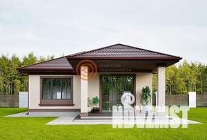 Дом 64м&sup2;, 1-этажный, участок 1 сот.  