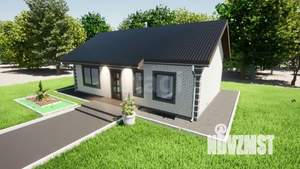 Дом 77м&sup2;, 1-этажный, участок 4 сот.  