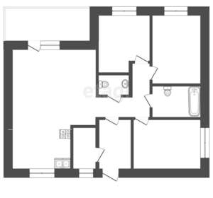 Дом 113м&sup2;, 1-этажный, участок 6 сот.  