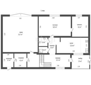 Дом 166м&sup2;, 2-этажный, участок 5 сот.  