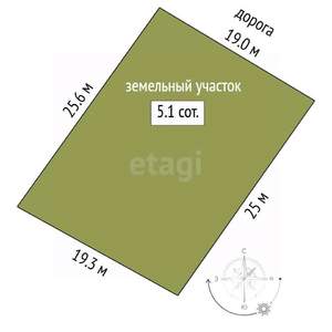 Дача 25м², 1-этажный, участок 5 сот.  