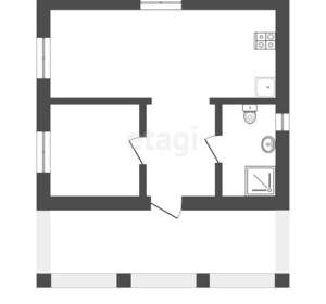 Дом 40м², 2-этажный, участок 8 сот.  