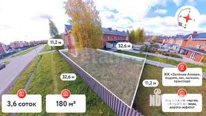 Таунхаус 165м&sup2;, 3-этажный, участок 4 сот.  