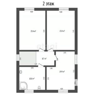 Дом 175м&sup2;, 2-этажный, участок 8 сот.  