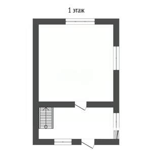 Дом 25м², 2-этажный, участок 4 сот.  