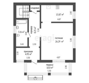 Дом 140м², 2-этажный, участок 12 сот.  