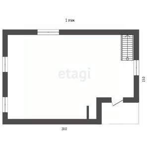 Дом 80м&sup2;, 2-этажный, участок 17 сот.  