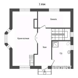 Дом 140м&sup2;, 2-этажный, участок 7 сот.  