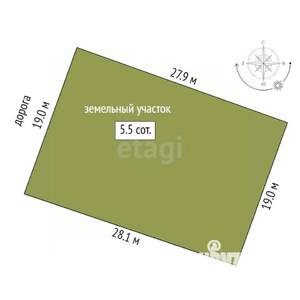 Дача 40м², 2-этажный, участок 6 сот.  