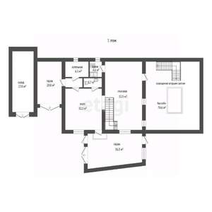 Дом 511м&sup2;, 3-этажный, участок 8 сот.  