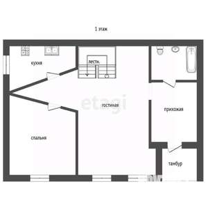 Дом 106м&sup2;, 2-этажный, участок 5 сот.  