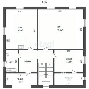 Дом 200м&sup2;, 2-этажный, участок 5 сот.  