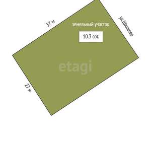 Дом 85м&sup2;, 1-этажный, участок 10 сот.  