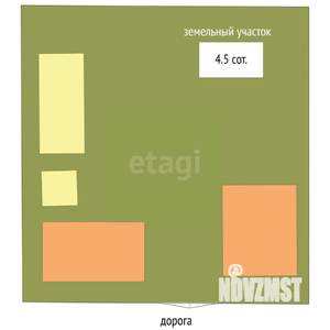 Дом 40м&sup2;, 1-этажный, участок 5 сот.  