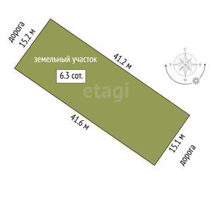 Дом 216м², 2-этажный, участок 6 сот.  