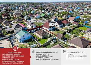 Дом 99м², 1-этажный, участок 6 сот.  