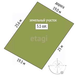 Дача 25м², 1-этажный, участок 5 сот.  
