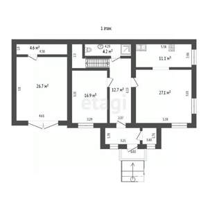Дом 196м&sup2;, 2-этажный, участок 5 сот.  
