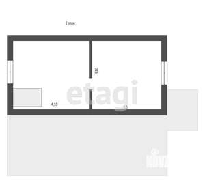 Дом 84м², 2-этажный, участок 9 сот.  