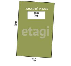 Дом 100м², 1-этажный, участок 10 сот.  