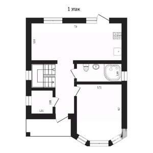 Коттедж 130м², 2-этажный, участок 6 сот.  
