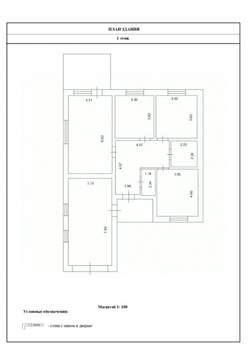 Дом 119м², 2-этажный, участок 7 сот.  